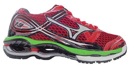 mizuno vermelho e verde
