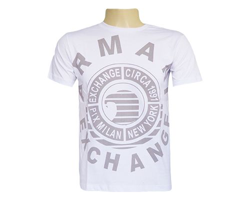 camiseta armani exchange branca