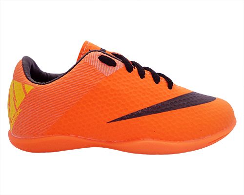 tenis futsal nike mercurial laranja