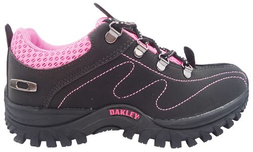 tênis oakley feminino preto e rosa cano baixo